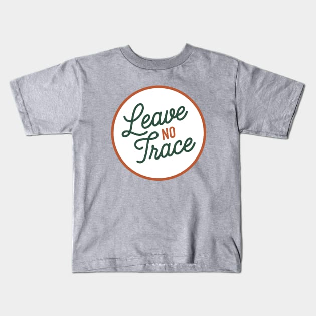 Leave No Trace Kids T-Shirt by Mark Studio